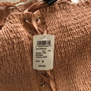 Windsor Tops - Lace Up Bell Sleeve Top NWT Windsor Tops - Lace Up Bell Sleeve Top NWT
